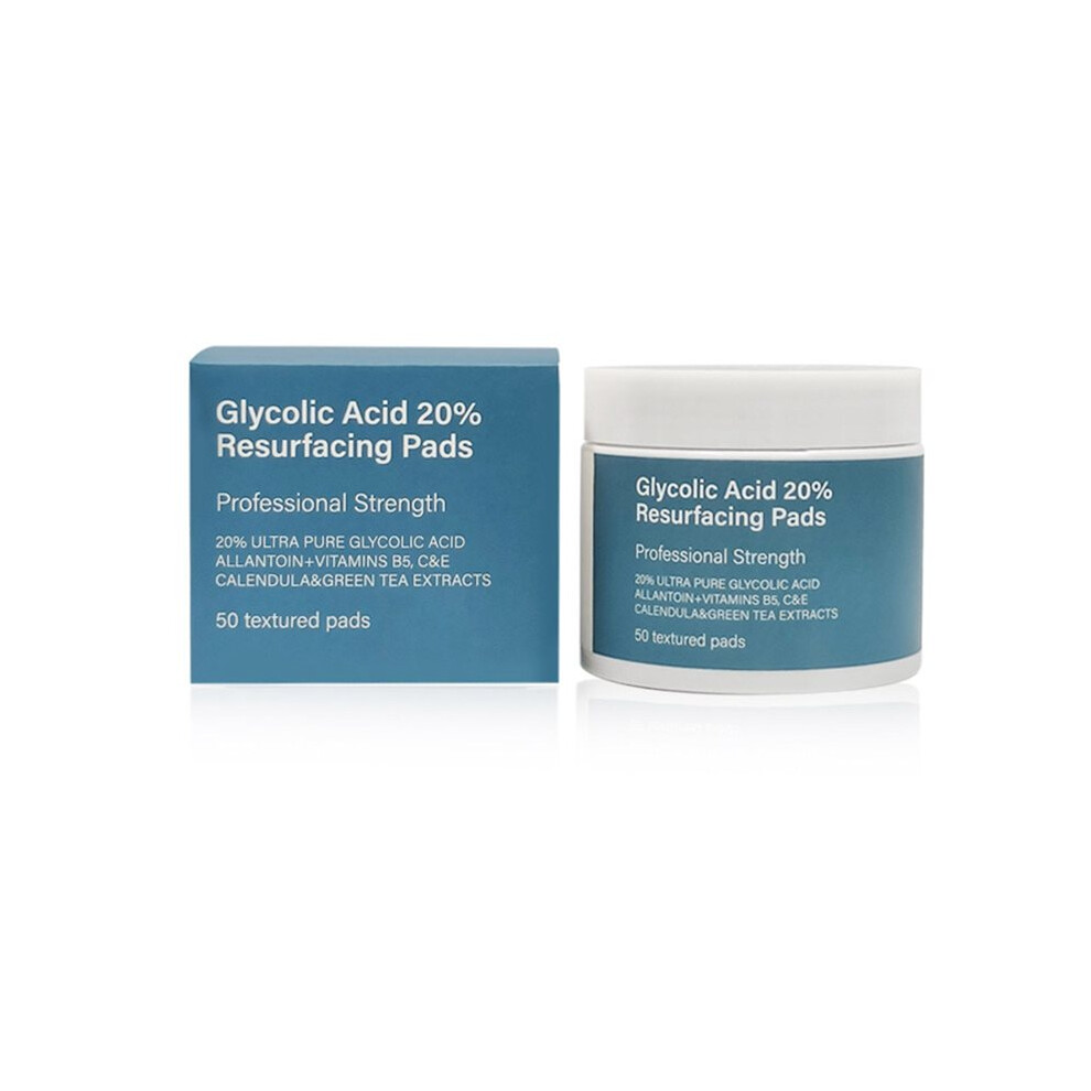 Glycolic Acid Exfoliating Cotton Pad Relieve Skin Discomfort Shrink Pores Remove Blackheads