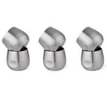 Stainless Steel Espresso Cups 6Pcs, 150Ml Double Wall Insulated Unbreakable Tumbler Small Cup for Outdoor Picnics Party