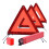 3pcs Standard Emergency Triangles, Warning Triangles for Vehicles, Reflective Triangle, Safety Triangles with Case 1