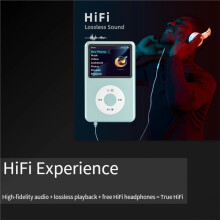 MP3 Player  HiFi DAP Music Player Video Playback Portable Music Player 64GB A