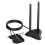EDUP Placa de Rede WiFi 6 Gigabit 1800Mbps PCIe com Receptor Sem Fio,  5.2 e Base 1