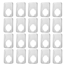 Set van 20 Munthouders voor Peace IKE Zilveren 38mm Dollar Munten met Transparante Acryl Hoesjes