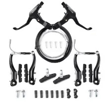 BUCKLOS Bicycle V Brakes Set Road Mountain Bike V Brake Kit Bicycle Brake Lever Bike Brakes Caliper Cable