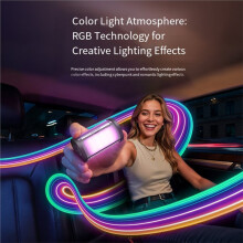 Magfilm Fill Light Magnetic Quick Release Selfie Light with Cold Shoe Adapter for  OSMO   Two Color