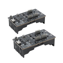 2Pcs Type-C MCU UPS Power Supply, Lithium Battery Charging & Discharging, 5V/3.3V, Uninterruptible Power Source