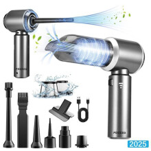 Car Vacuum Cleaner - 18000Pa 4 in 1 - Handheld Vacuum - 3 Speeds 80,000 RPM - Home, Car, Office - Grey