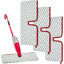 Set van 3 microvezel navullingen voor spraymoppen, compatibel met Vileda 1-2 Spraymax, wasbare microvezelmop voor de keuken