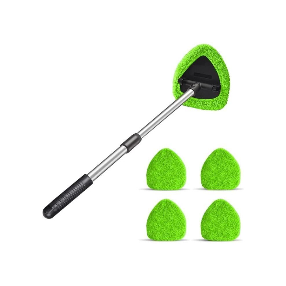 Car Windshield Cleaner, Car Window Cleaner With 4 Washable And Reusable Microfiber Pads 8222885322011