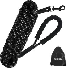 Hondenriem - BIGILANTUH - 5m - Gevoerd handvat - Nylon - Reflecterend