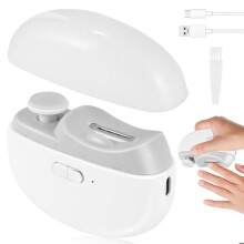 Electric Nail Clipper, Electric Nail Clipper & File with LED Polishing Light, Automatic Nail Clipper, for Babies and Seniors