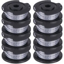 Verpakking van 8 vervangende trimmerdraadspoelen voor Bosch Art 23 26 SL 4 m x 1,65 mm bosmaaier [530]
