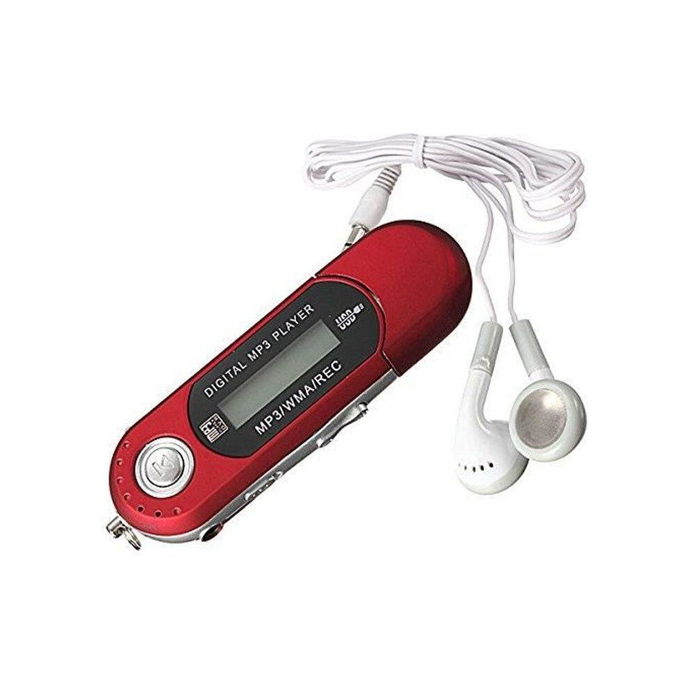 MP3 Player with 8GB Storage and FM Radio - Unknown Brand - Red
