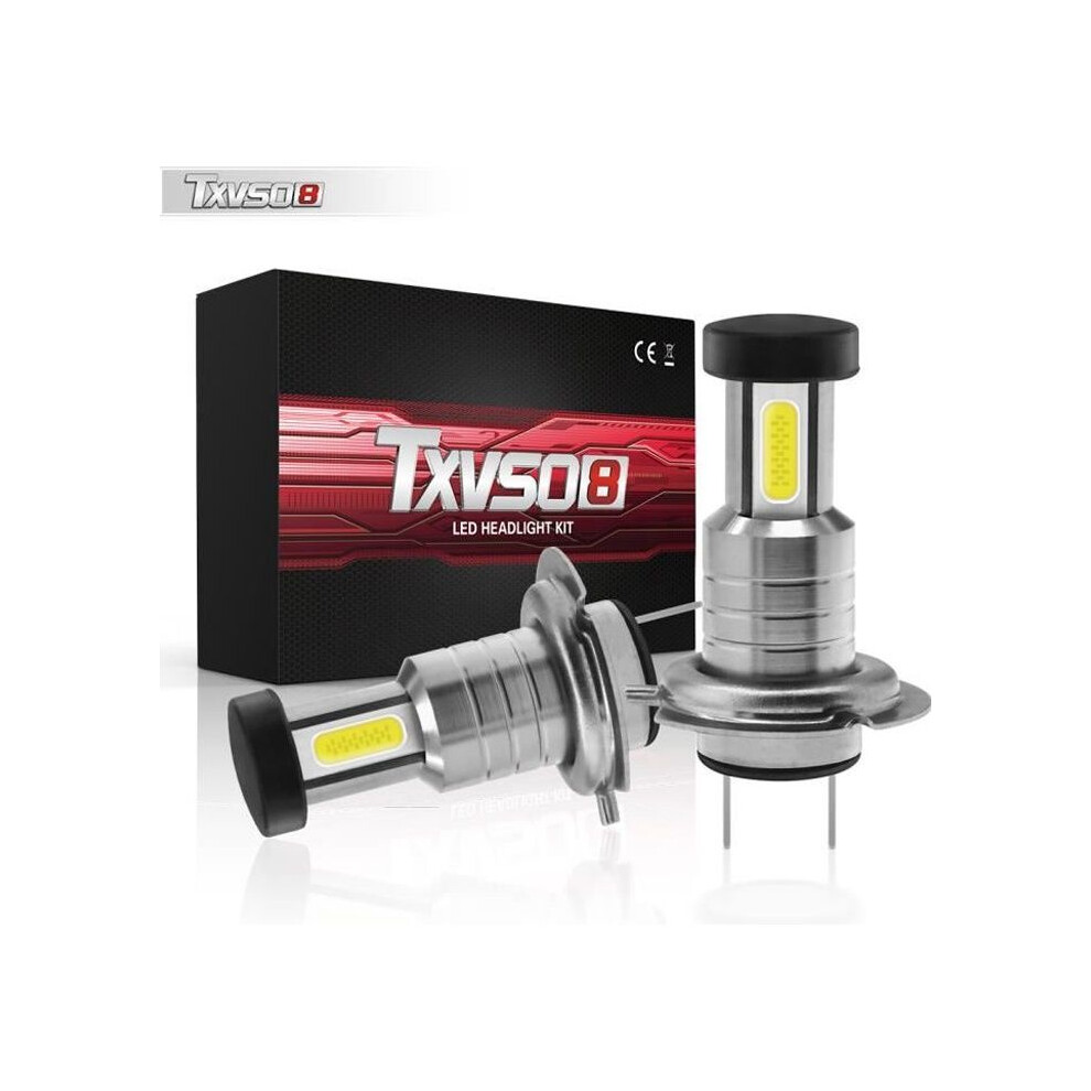 2Pcs H7 110W 30000Lm Led Car Headlights Driving Lamp Bulbs Canbus 6000K White 4274290313799