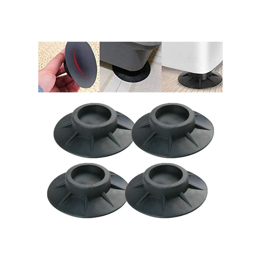 Washing machine anti-vibration, shock and noise reduction, 4 pieces, foot stabilizers for washing machines and dryers