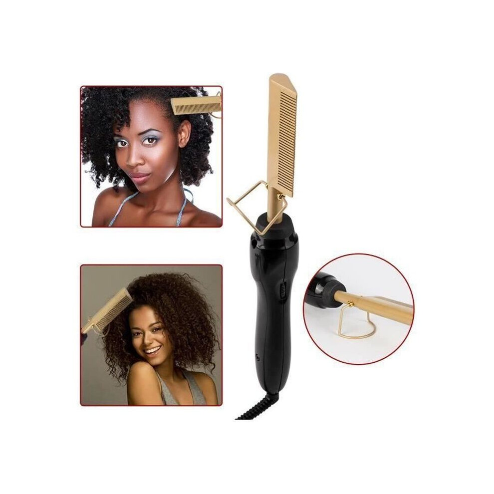 Electric Comb, High Heat Press Hair Straightener, Electric Hair Straightening Comb