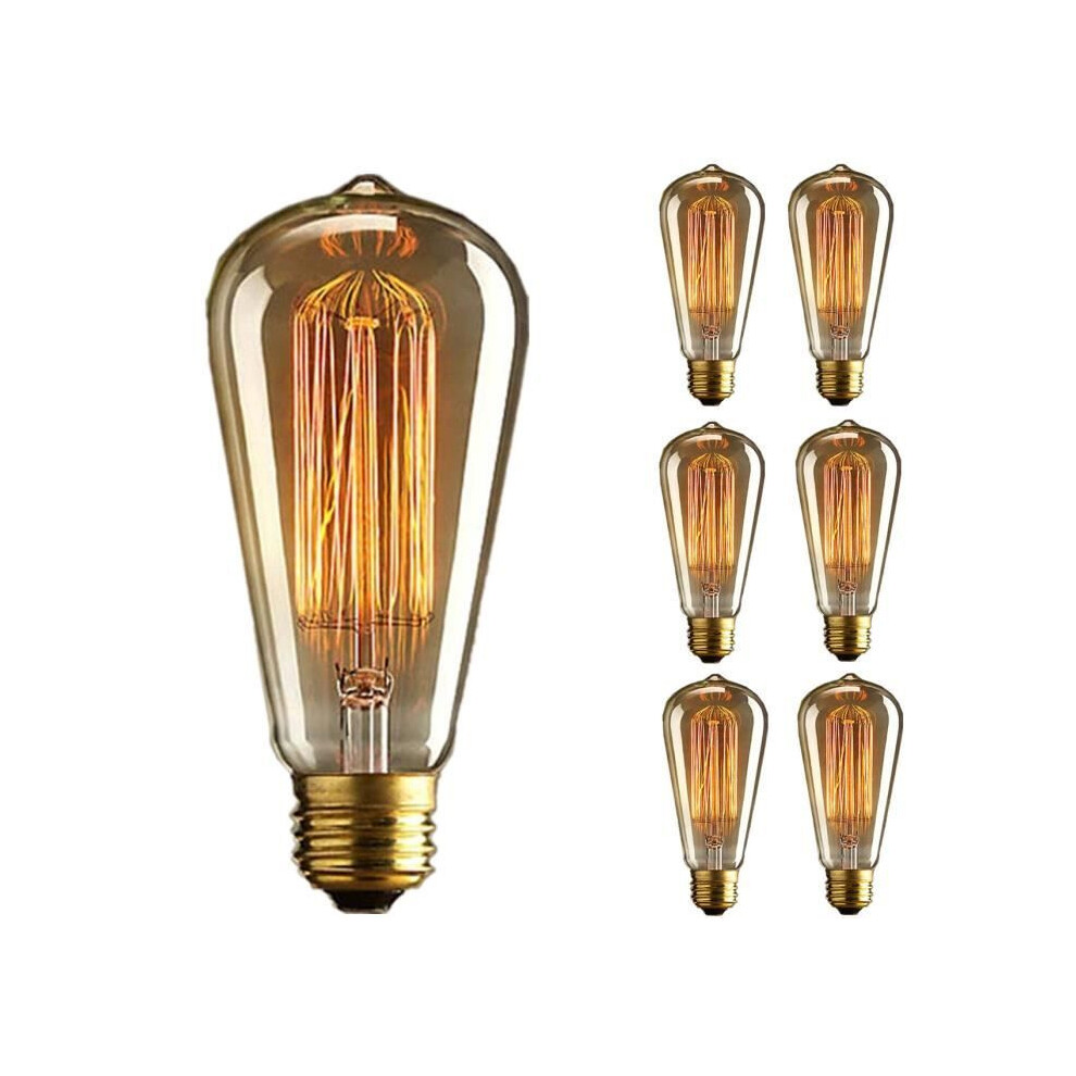 Edision Bulb X6 - Incandescent Bulb - St64 Retro - E27 - 220V - 60W 3273799283993