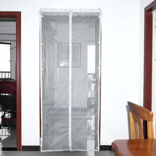 120 * 210 cm Magnetisch muggennet deurgordijn wit