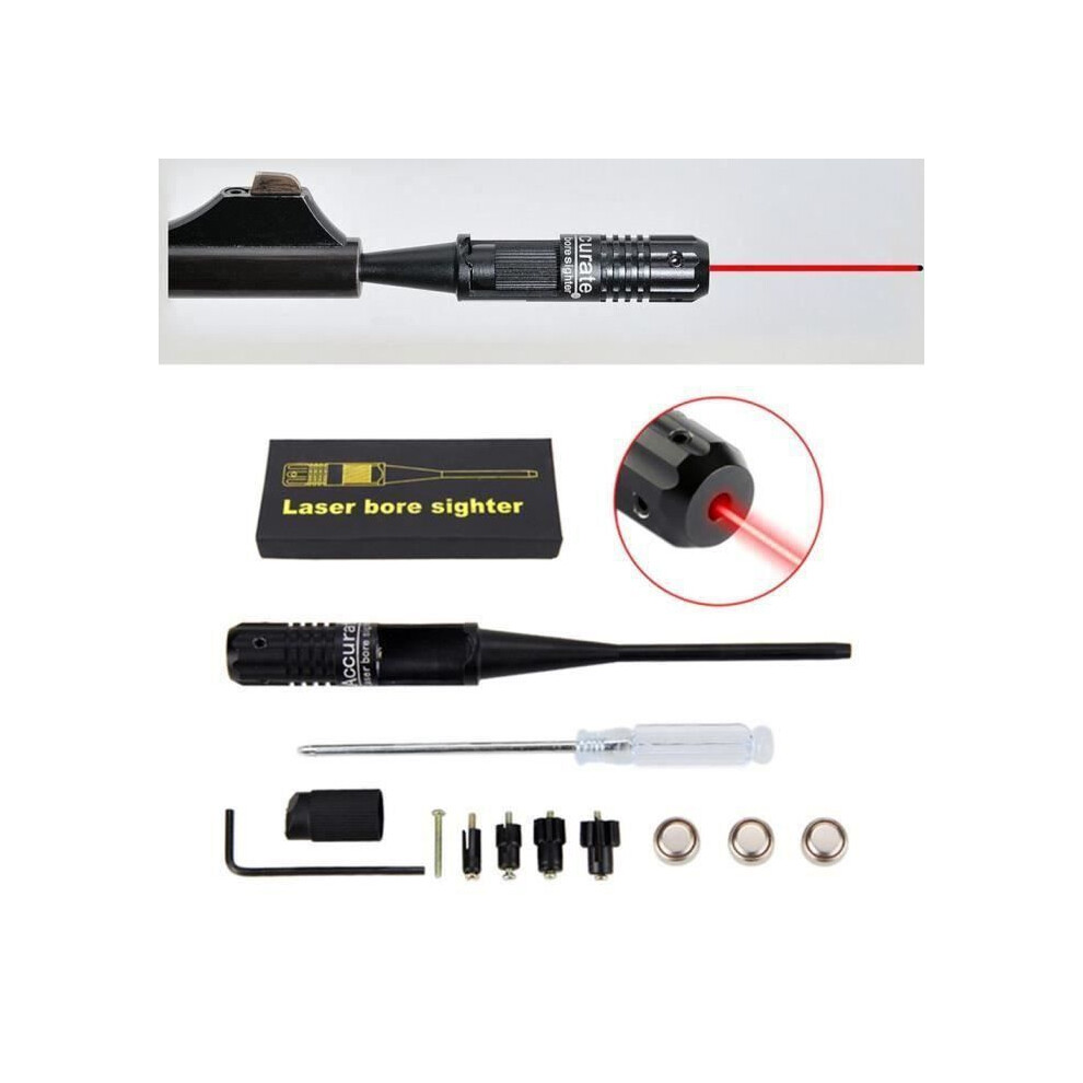 Good-Bolt - Nut 1 Set Of Adjustable Adapters For Rifles, Red Bore, Laser Collimator Kit With Carrying Case And Laser Sight 5941318156995
