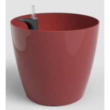 Blumentopf - ARTEVASI - San Remo SWS 42 BR - Innen/Außen - Kunststoff - Ø42,7 x H39,5 cm - 42,3 L - Dunkelrot
