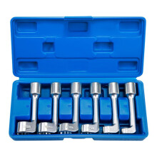 6-Teiliges Set -Einspritzleitungs-Steckschlüssel-Set, Steckschlüssel für Einspritzrohre, Kfz-Reparaturwerkzeug