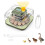 Auto Egg Incubator Digital Temperature/Humidity Display,Auto Egg Turner & Candler for Hatching Chicken,Duck Eggs US Plug 1