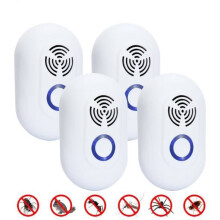 Répulsif Ultrason pour Anti Moustiques [4 Pack]Prise Ultrason Anti Mouche, Fourmi, Cafard, Araignées, Souris, Rongeurs Insectes etc,