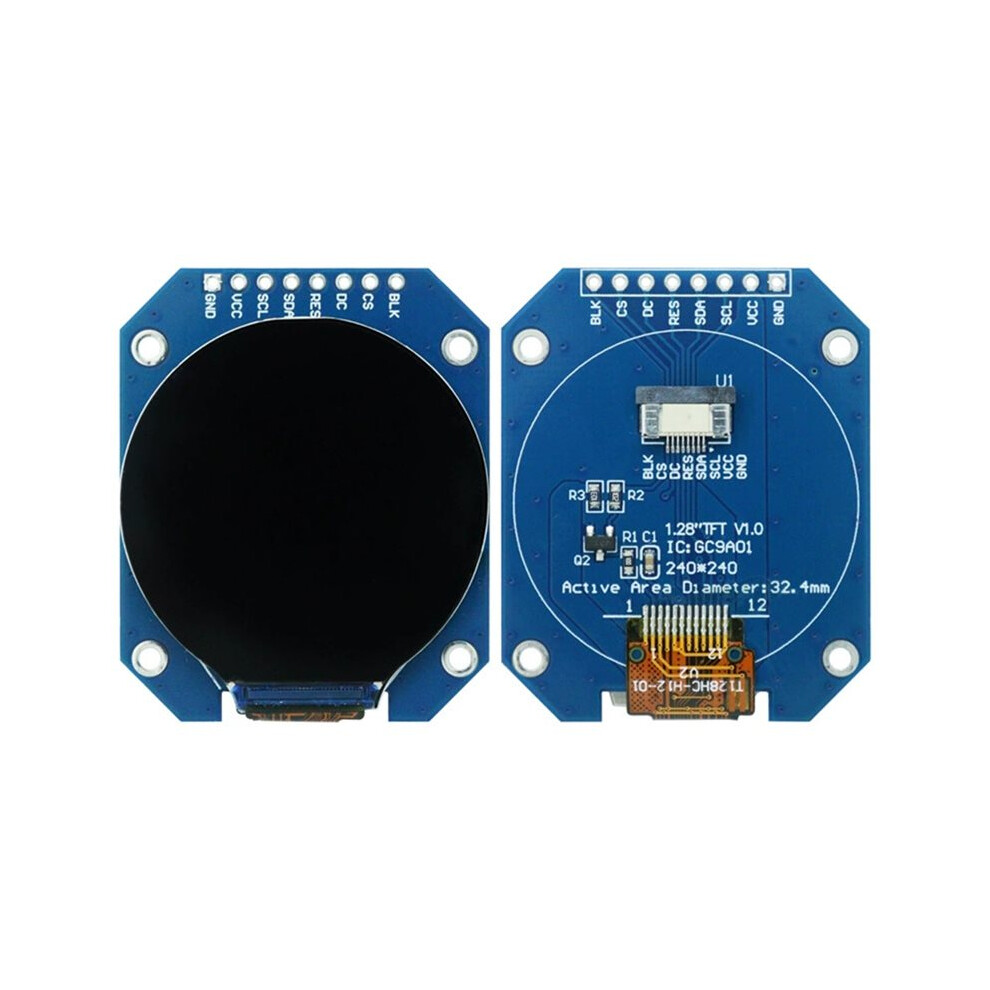 Photos - Pen 1.28 Inch 8PIN SPI TFT LCD Module Color Screen Display Adapter PCB Board GC9A01 Drive