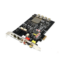 PCIe X1 C-Media CM6635 Fiber Coax HiFi-Geluidskaart HIFI PRO-Geluidskaart ESS9038Q2M Ondersteunt 44,1 KHz/48 KHz 16-Bit/24-Bit