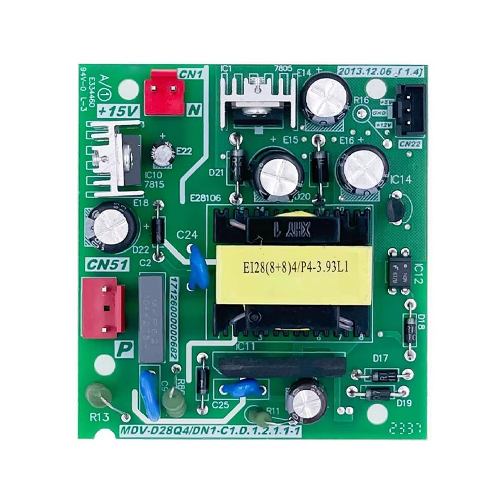 New For Midea Central Air Conditioner Control Board Mdv-D28q4/Dn1-C1.d.1.2.1.1-1 Pcb 17126000000682 Condioning Parts 4713059931398
