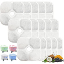 Wasserbrunnenfilter – OTHERWISE – Kompatibel mit Catit Pixi – 3-lagig – 15er-Pack – Für Katzen