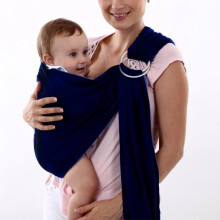 Babytragetuch, ergonomische Babytrage, Blau