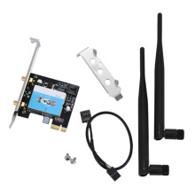 Dual Band Wireless PCI-EX1 WiFi Card 433Mbps 802.11a/B/G/N/Ac 2.4/5G BT 4.0 for Realtek RTL8821AE for Desktop