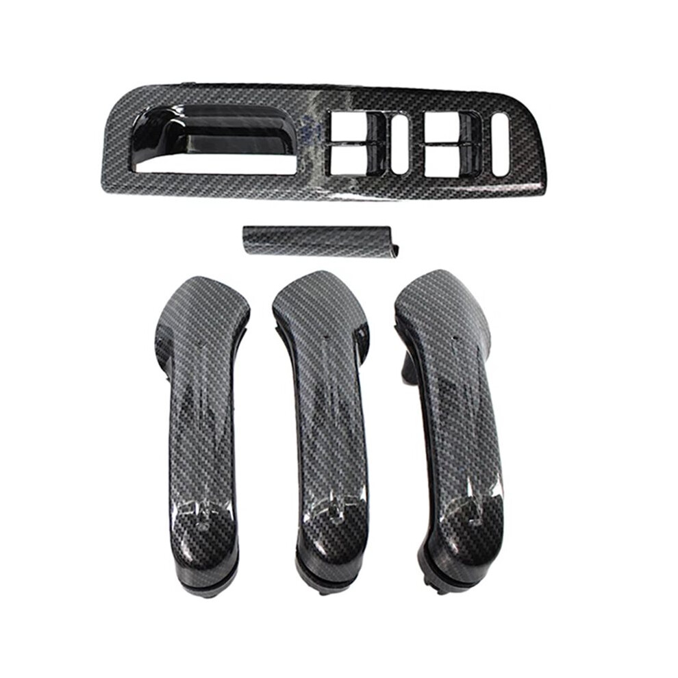 Carbon Fiber Interior Door Grab Handle Cover Bezel Lhd/Rhd For Mk4 1998-2004 Left Hand Drive Light 6033546768701