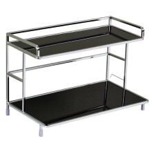 Mehrschichtiges Schreibtisch-Aufbewahrungsregal, Zweilagiger Schreibtisch-Organizer