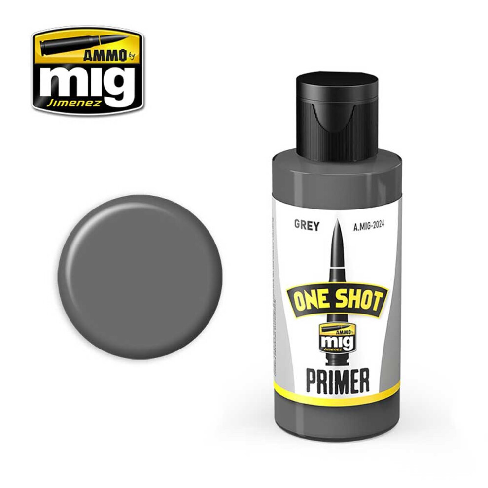 Ammo By Mig Jimenez One Shot Grey Self Levelling Sandable Primer - A.MIG-2024 - Image 7