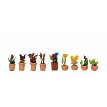 GAUGEMASTER Flowers in Pots Set A 9pcs (GM106) GM1643 OO Gauge