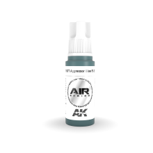 AK Interactive 11877 Aggressor Blue FS 35109 17ml AIR 3G Acrylic Model Paint