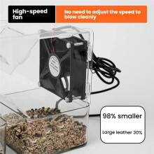 Fågelmatsblåsmaskin Hushållstvättbar Elektrisk Fågelmatsblåsare Skalblåsare Fågeltillbehör Verktyg