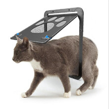Sicherheitsverriegelung für Haustiertür mit Magnetischem Hundegitter, Anti-Biss-Schutz für Katzen und Hunde, Tür für Haustiere