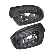 Car Carbon Fiber Rearview Side Glass Mirror Cover Trim Rear Mirror Covers Shell for - Viano W639 2011-2015