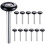 12 Pack Nylon Garage Door Roller 2 Inch Quiet Garage Rollers Bulk 6200Z Replacement Garage Door Roller 1
