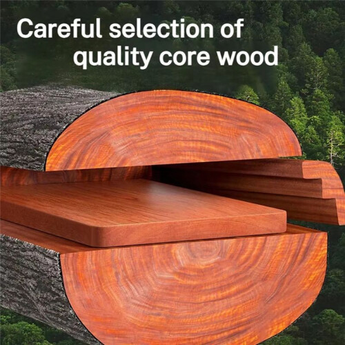 Ebony Wood Chopping Board - Antibacterial, Mildew-Proof, Double-Sided, Solid Wood Cutting Board for Kitchen Use