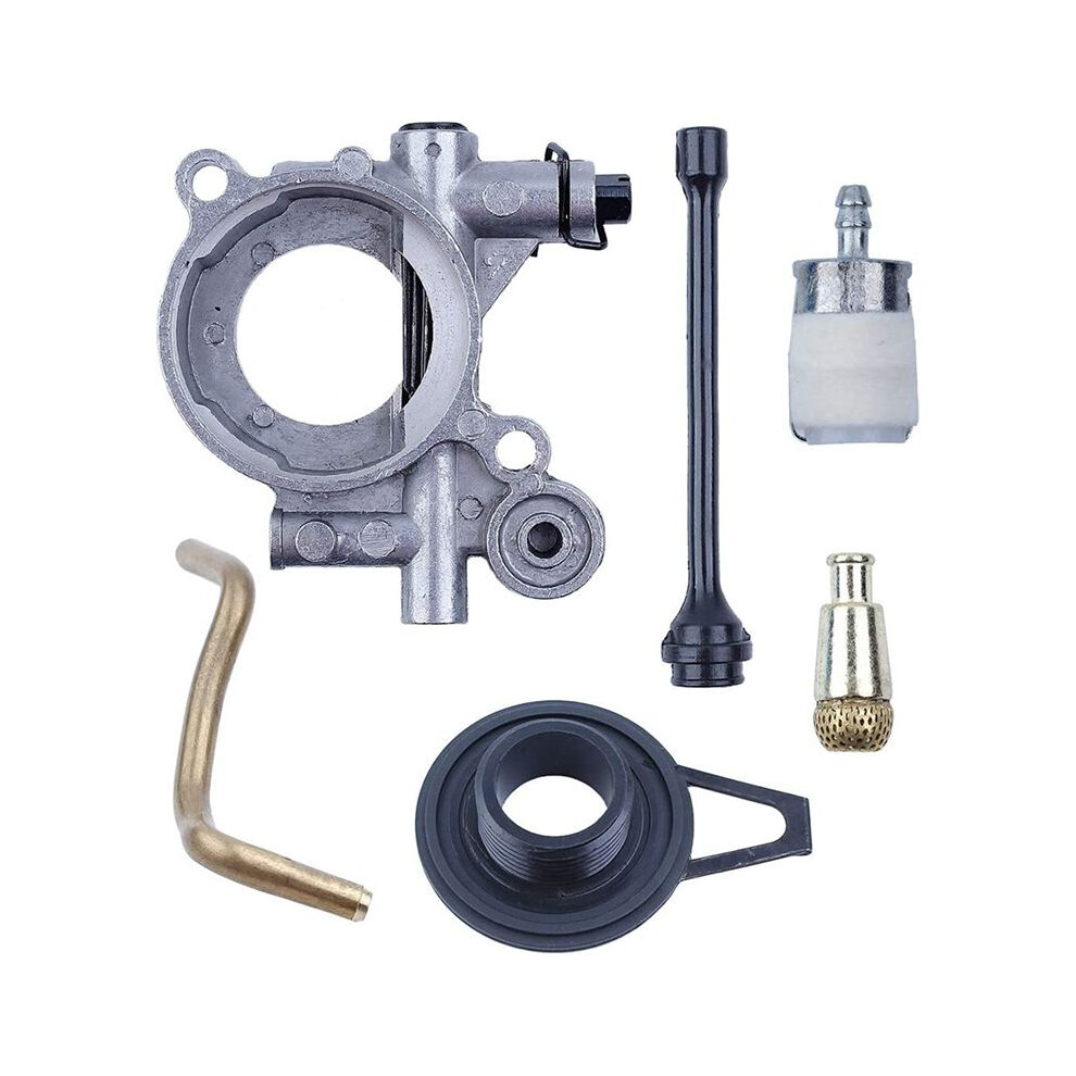 Oil Pump Worm Gear Oil Hose Filter Kit For 365 371 372 Xp 372Xp 362 Chainsaw 6032794282403