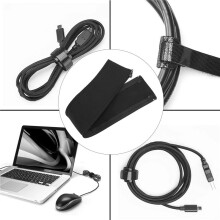 4-Pack Kabel-Opgeruimde Buis voor Tv-Computer Home-Entertainment, Kabelbeheer Hoes met Ritssluiting Kabel-Organizers-Hoes