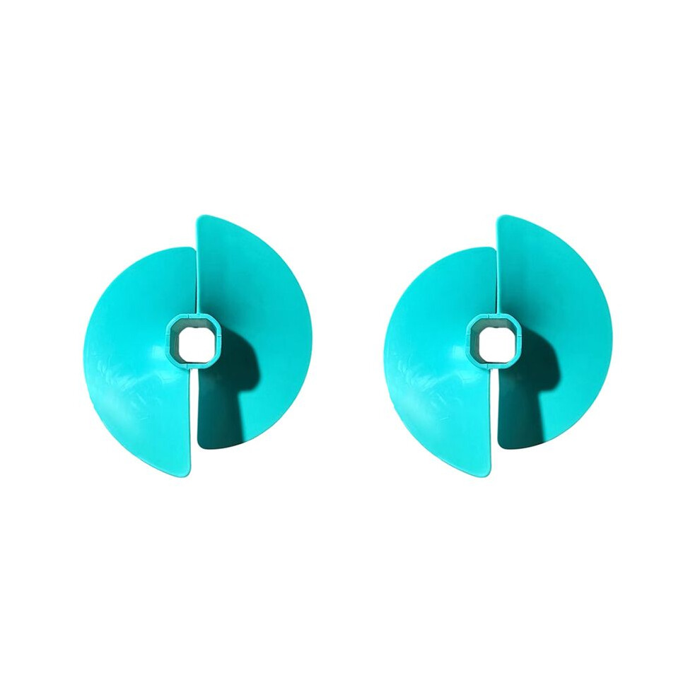 2X Ice Auger Bit Fan Blade Nylon Drill With Adapter Float Ice Auger Bit Fan Blades Power Tools Drill Bits 6 Inch 6031094920763