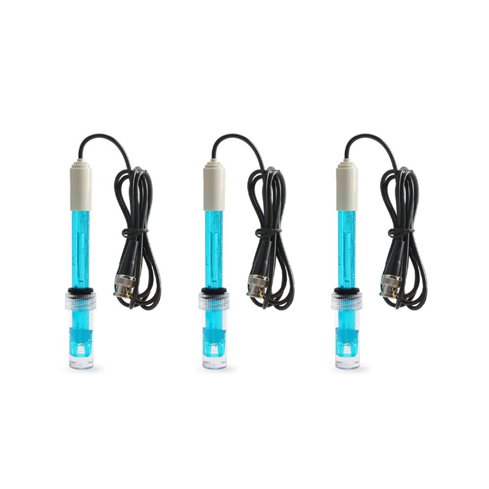 3X Ph Electrode Sensor Probe Factory Industry Laboratory Pool Water Analyzer Ph Meter Tester Ph Probe Bnc Connector 6031891338167
