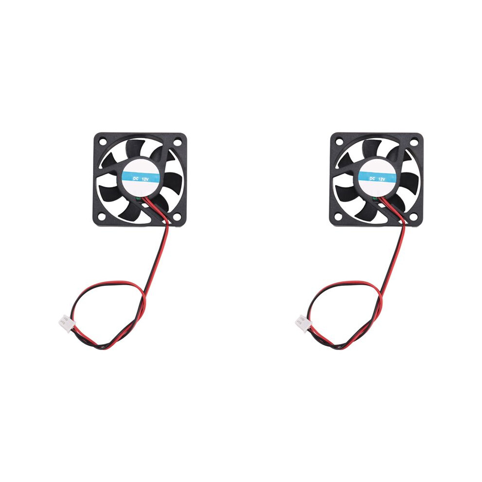 2X 50Mm X 50Mm X 10Mm 5010 12V 0.1A 2Pin Brushless Cooling Fan 6033967232027
