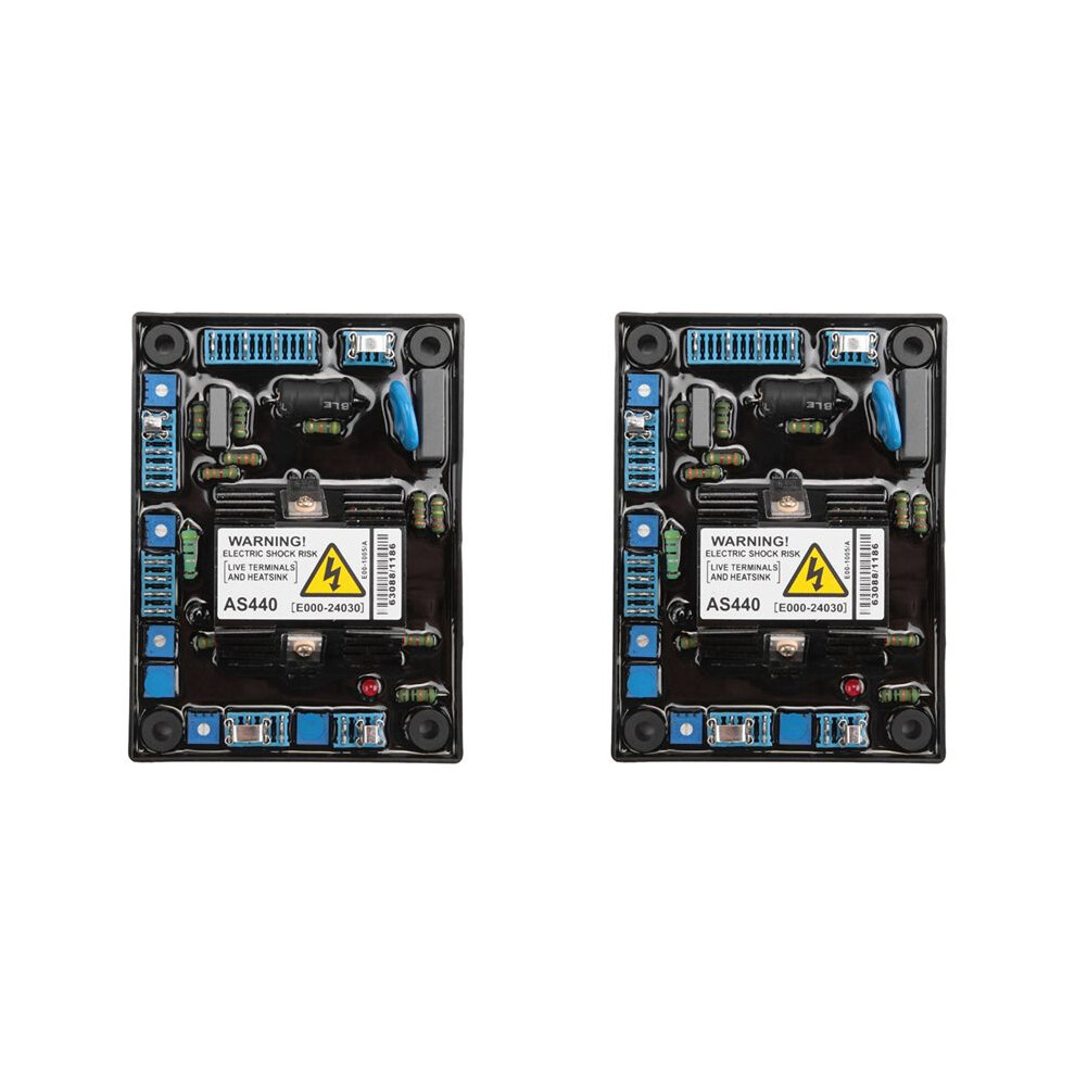 2X As440 Generator Automatic Voltage Regulator Input Ac 190-264V 4A Engine Avr Voltage Regulator Generator 6033725921682