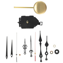 Meccanismo di Movimento 'Orologio A Pendolo al Quarzo Kit DIY con 3 Paia di Lancette Diverse per la Sostituzione Delle Parti di Riparazione