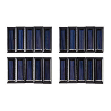20Pcs Solar Panel New 0.5V 100MA Solar Cells Photovoltaic Panels Module Sun Power Battery Charger DIY 53x18x2.5mm